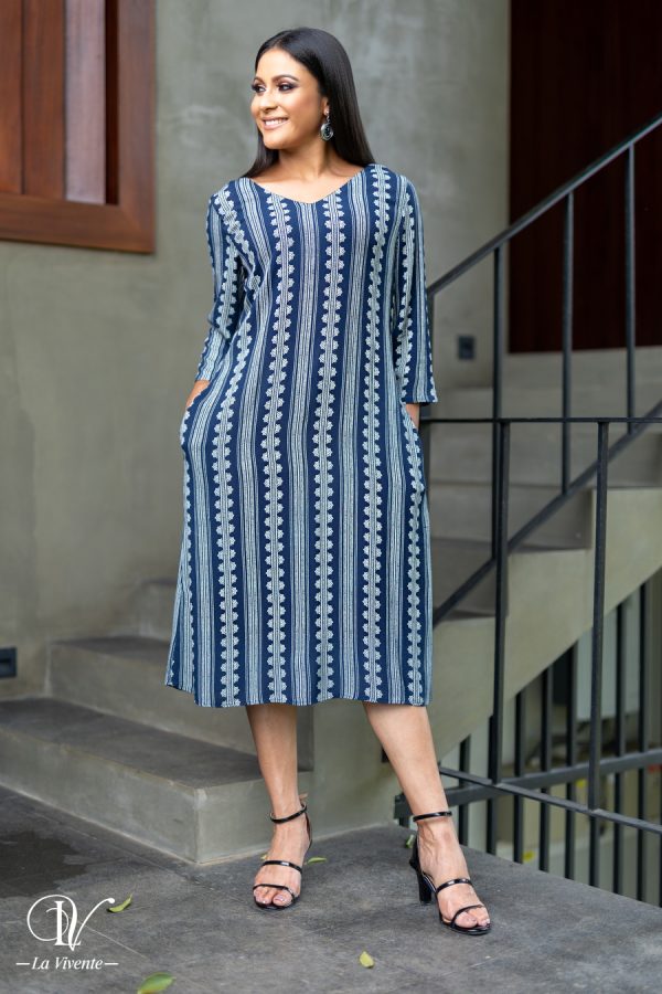 Printed Midi Dress - Image 2