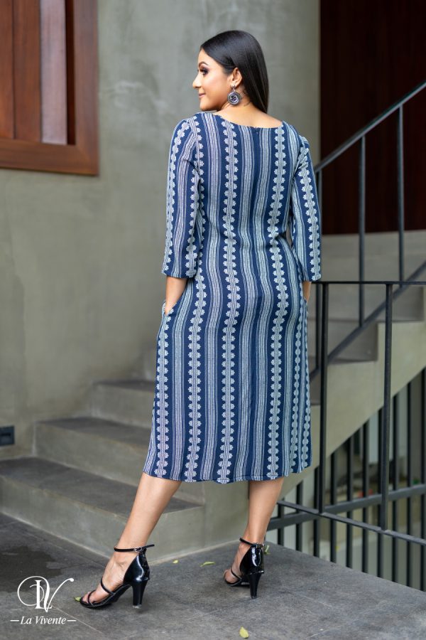 Printed Midi Dress - Image 4