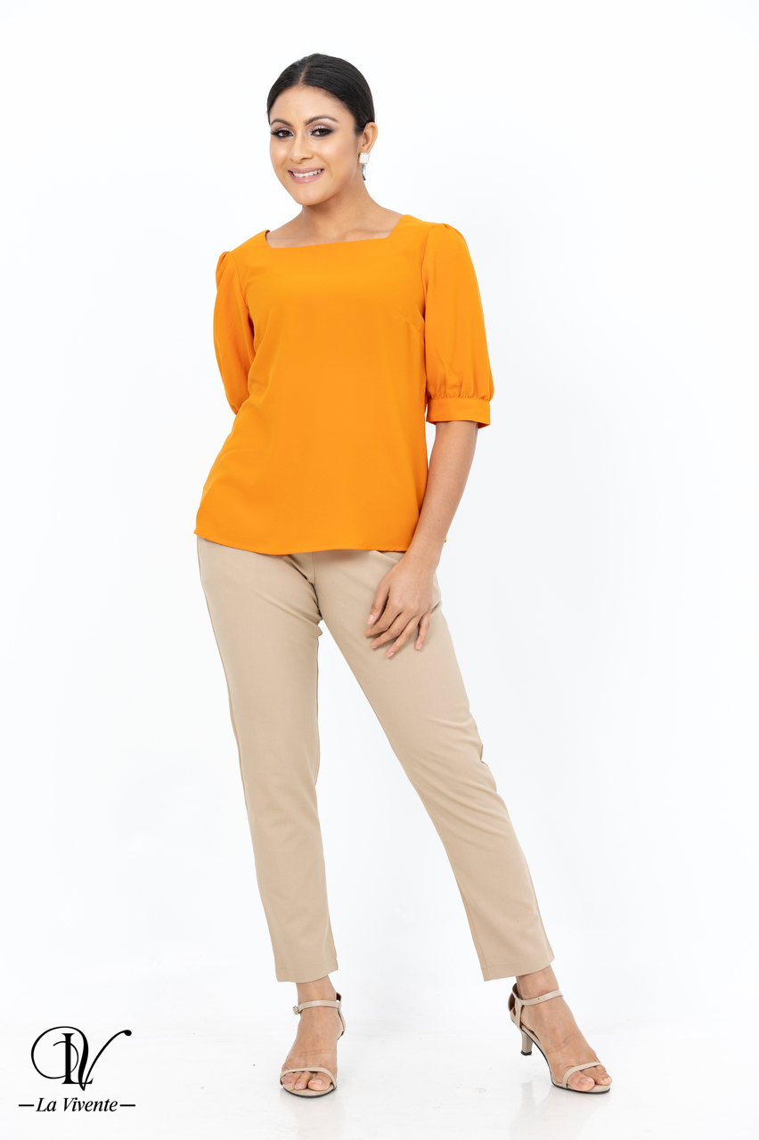 Puff Sleeve Georgette Blouse - Image 4