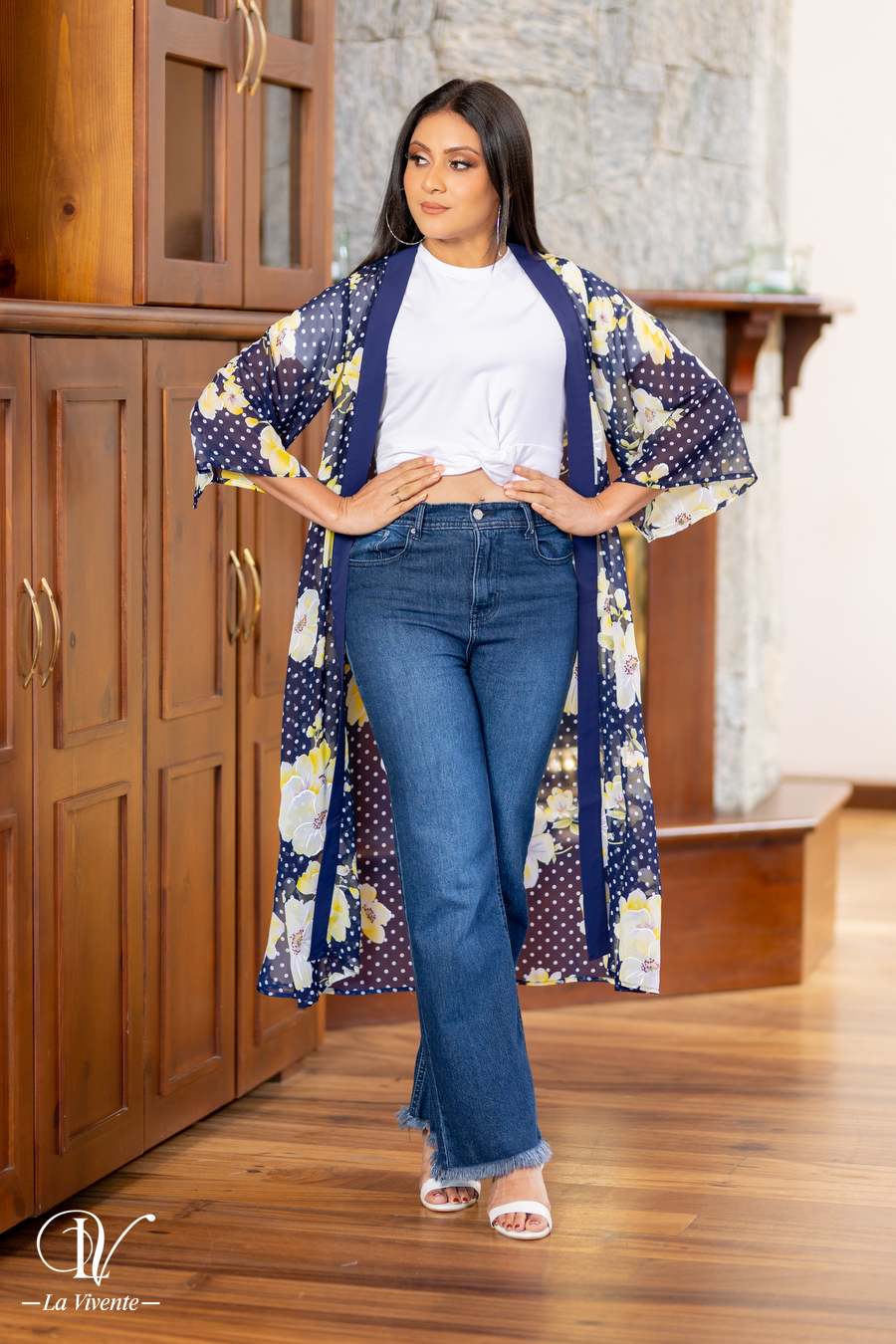 Floral printed cardigan - Image 4