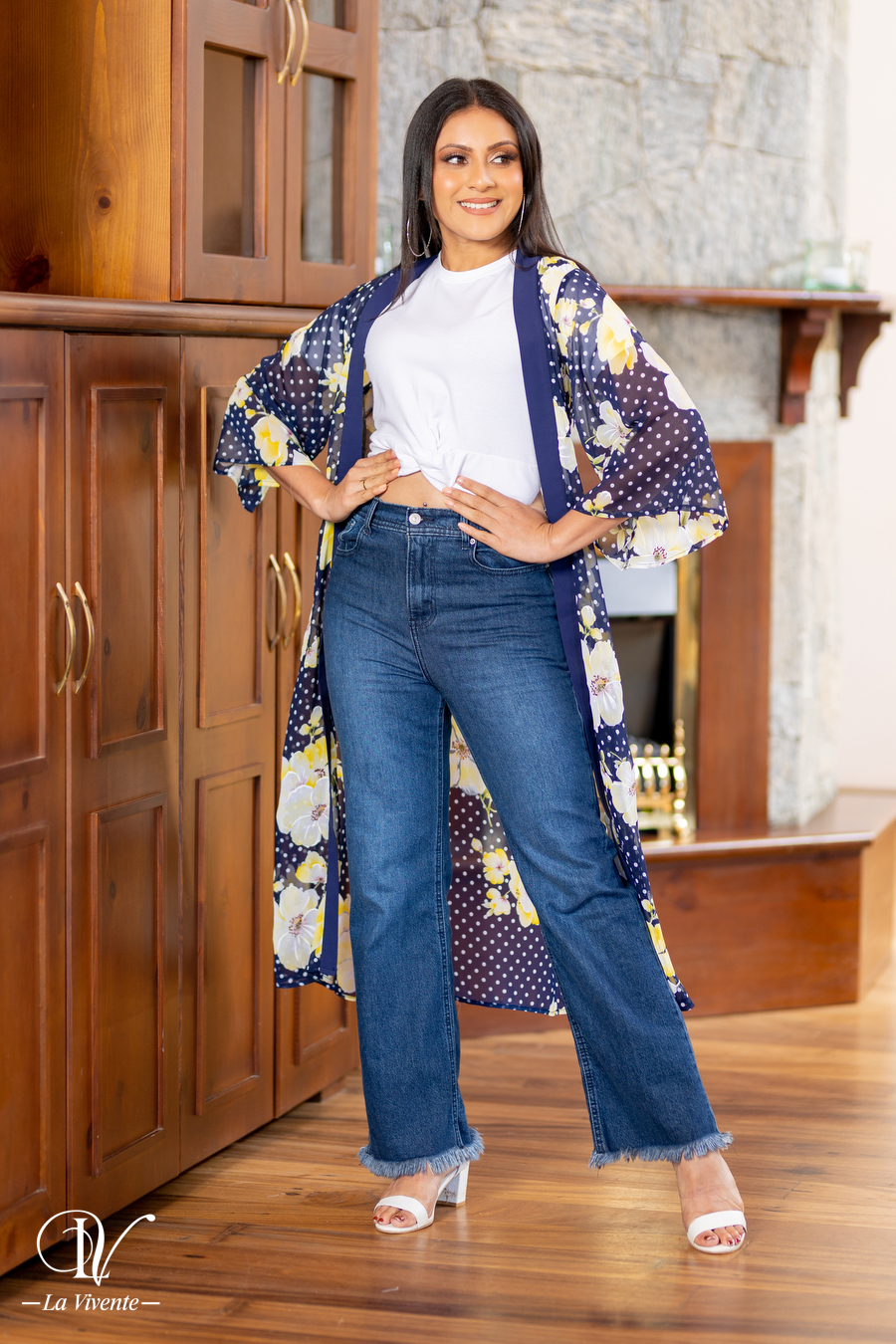 Floral printed cardigan - Image 3