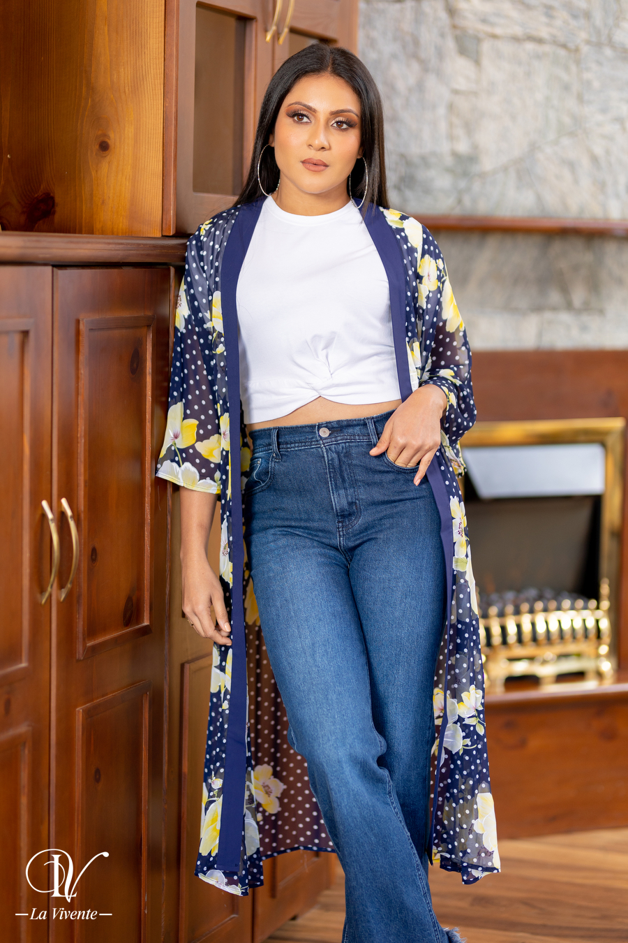 Floral printed cardigan - Image 2