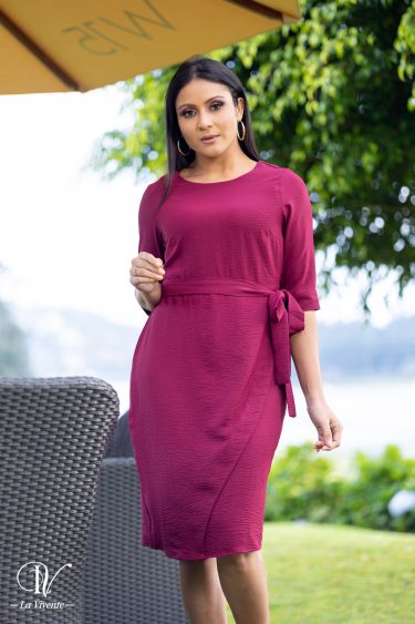 Front Tie Short Dress