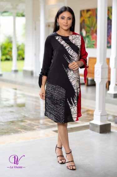 Silk Batik Dress