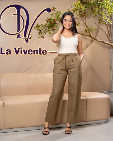 Wide Leg Linen Pant